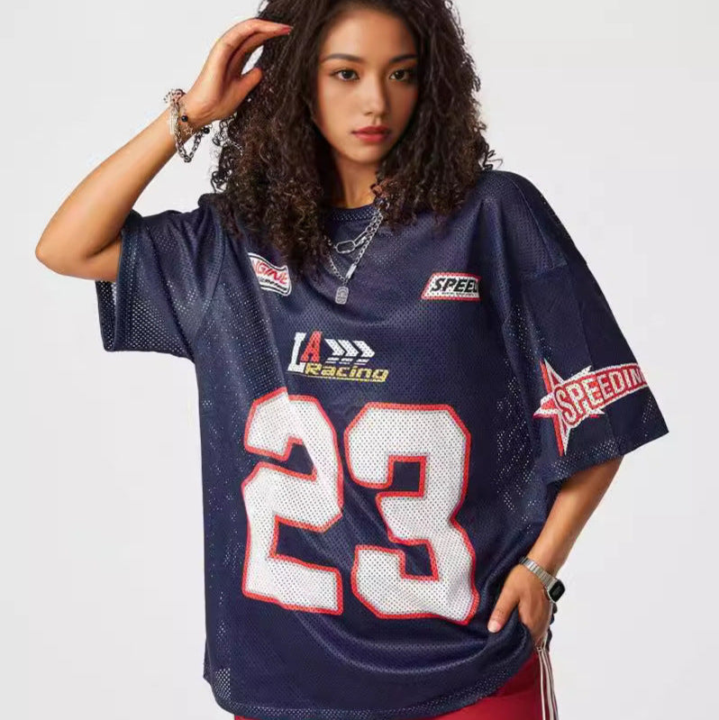 Maillot Oversize Numéro 23 Style Sport Streetwear