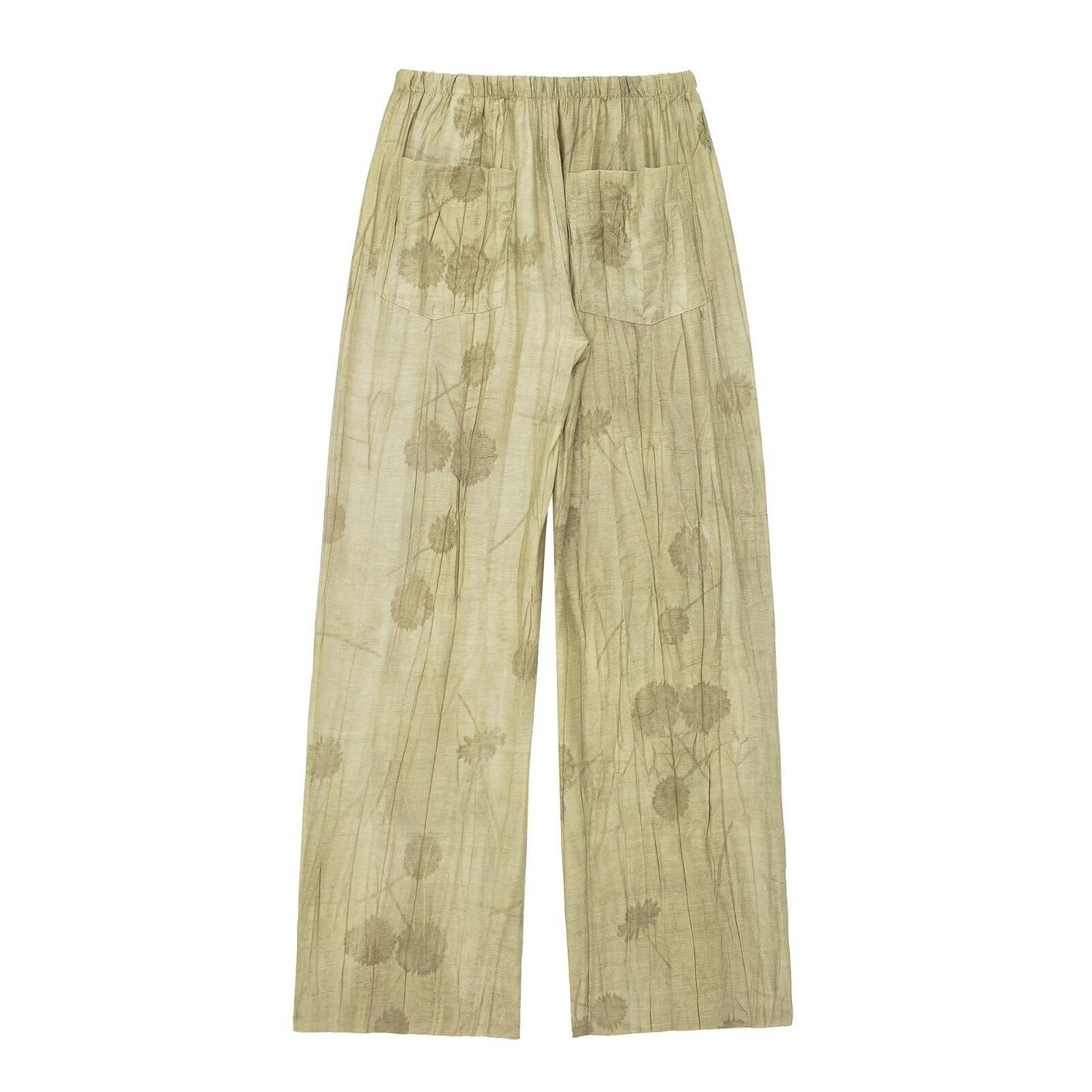 Ensemble Oversize en Jacquard Vert Olive