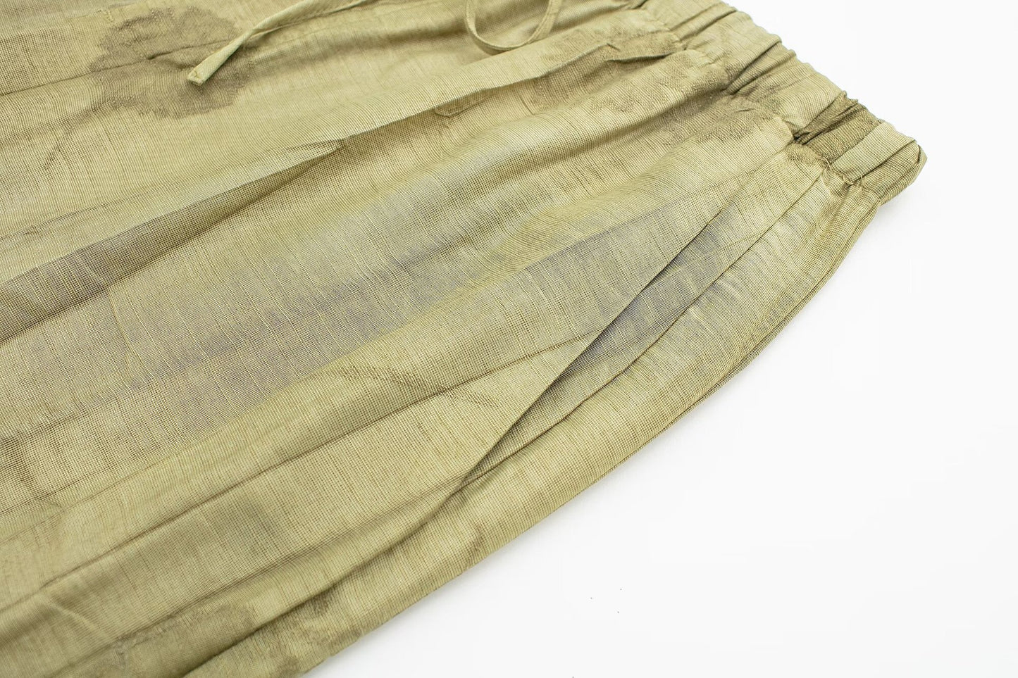 Ensemble Oversize en Jacquard Vert Olive