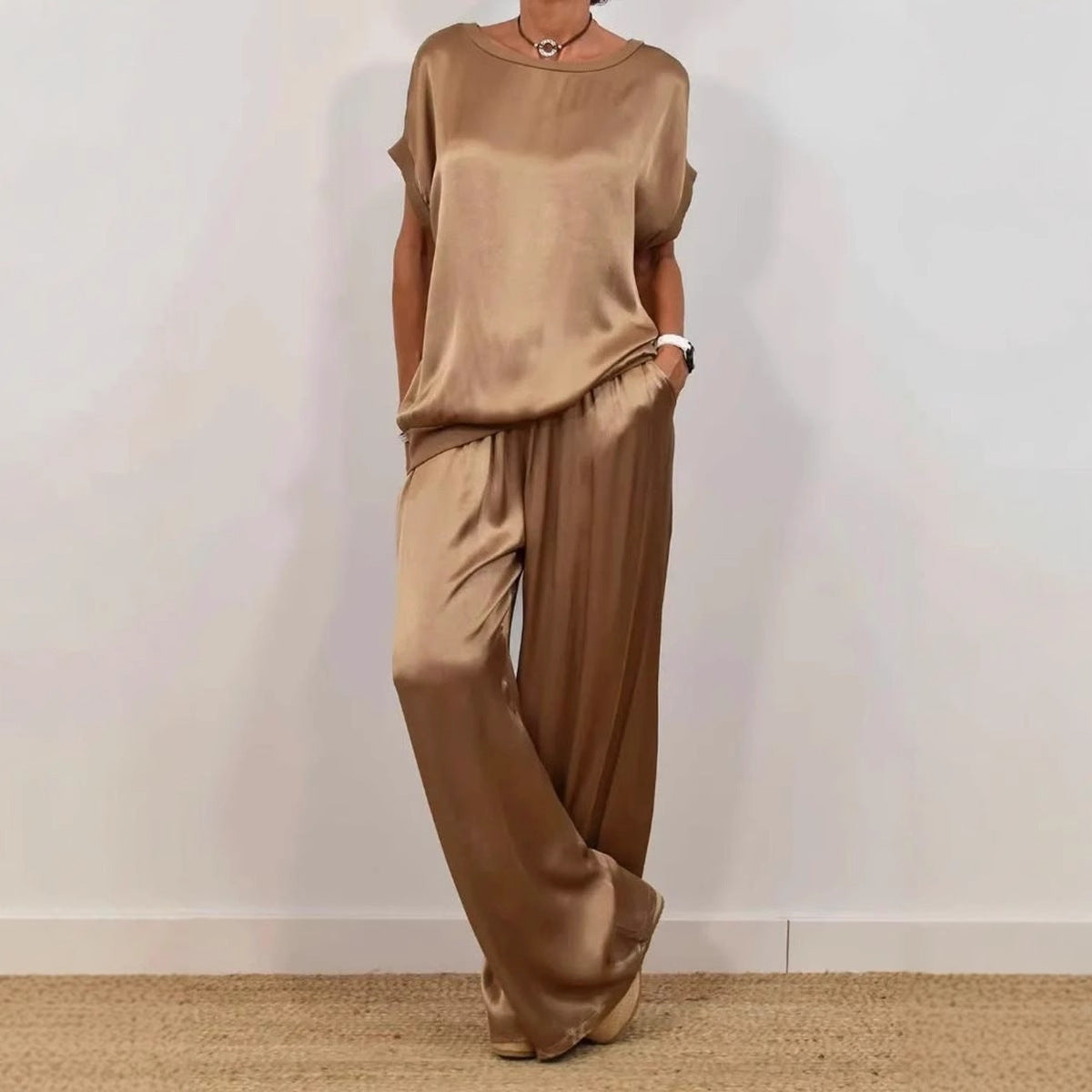 Ensemble Satiné Femme Chic