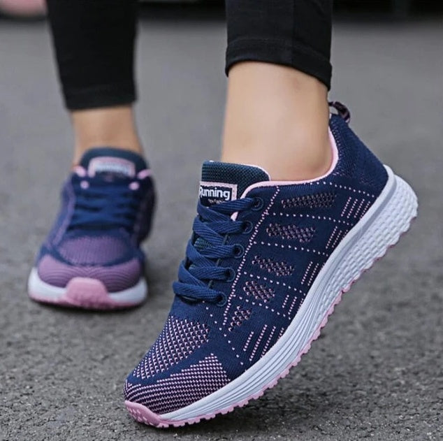 Sneakers Femme Confort - Semelle Mémoire EVA