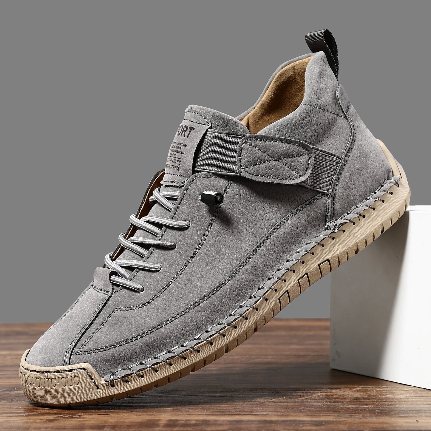Bottines Décontractées en Cuir – Confort & Style