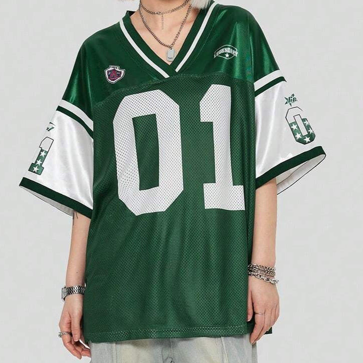 Maillot Oversize Numéro 23 Style Sport Streetwear