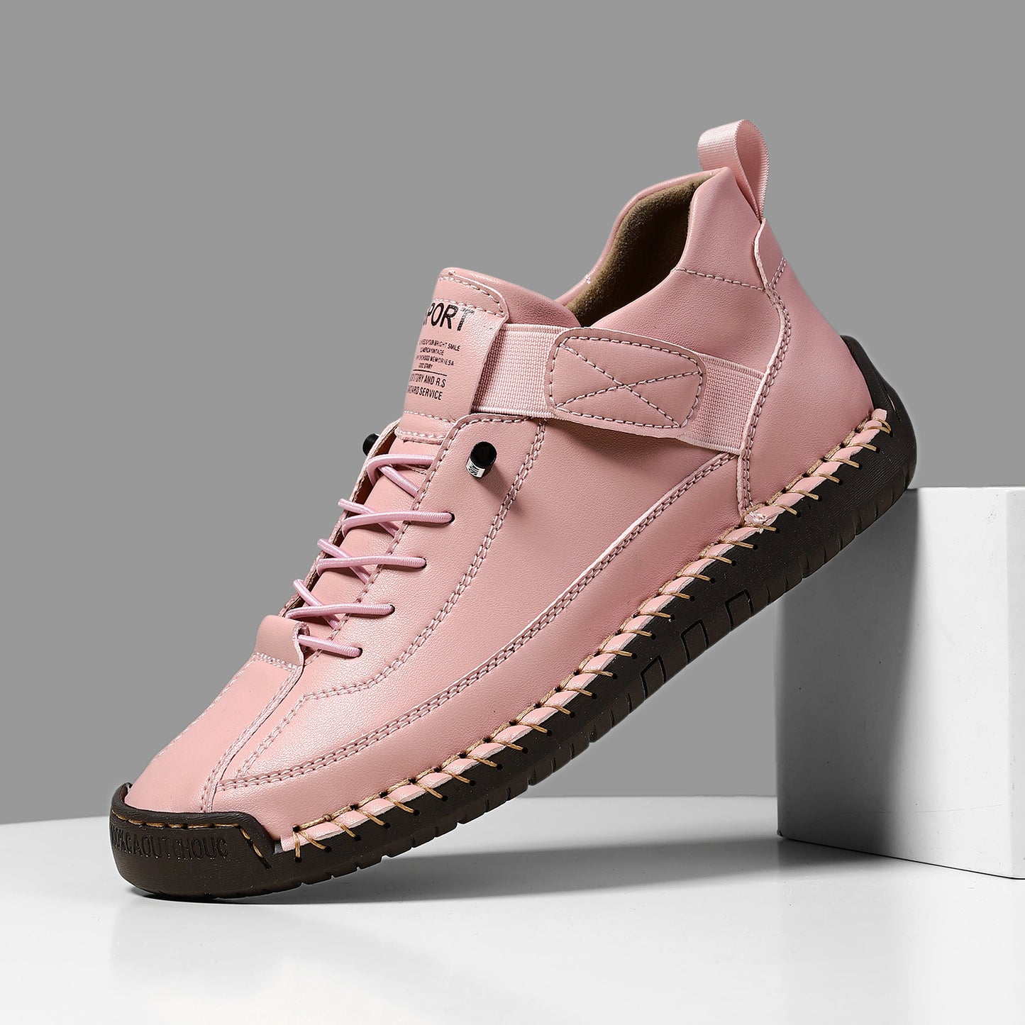 Bottines Décontractées en Cuir – Confort & Style