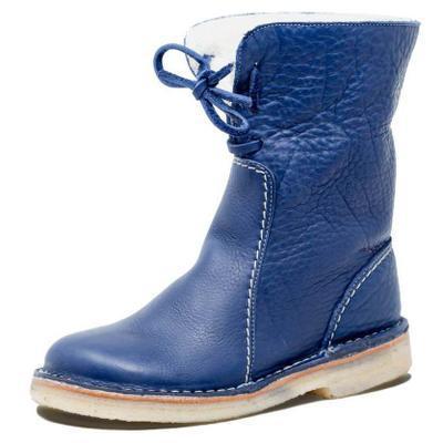 Terra Cuir – Bottes en cuir véritable doublées chaudement
