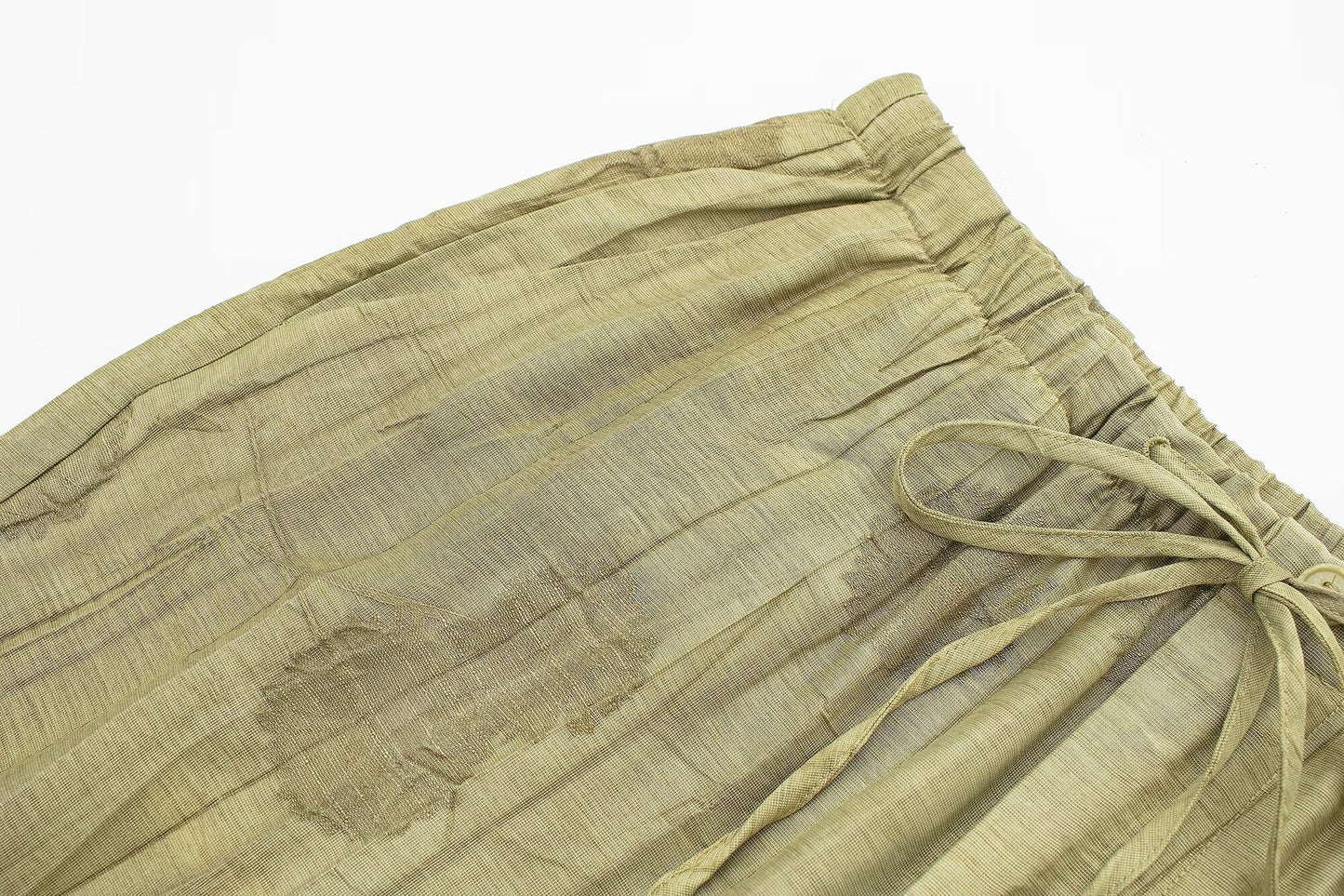 Ensemble Oversize en Jacquard Vert Olive