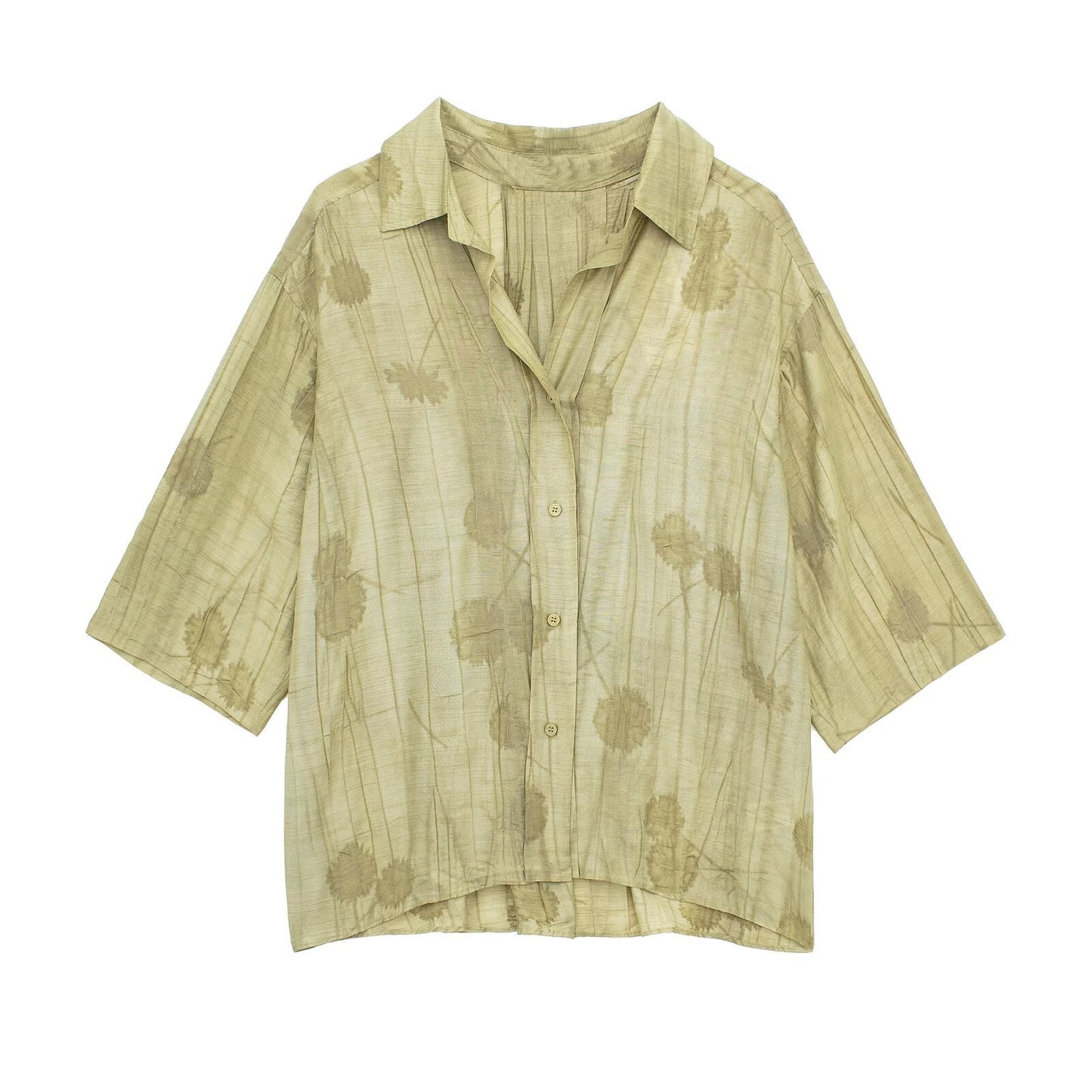 Ensemble Oversize en Jacquard Vert Olive