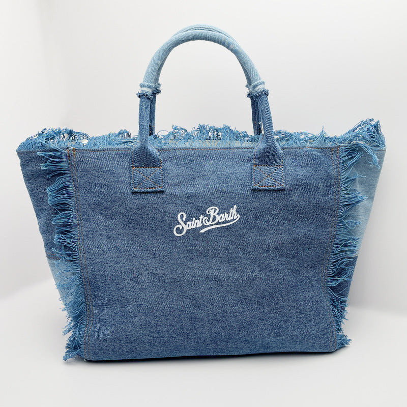 Nouveau sac à main décontracté à rayures grande capacité pour femme