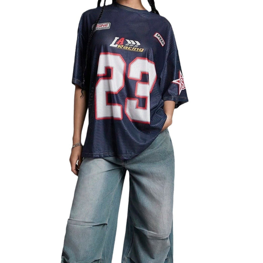 Maillot Oversize Numéro 23 Style Sport Streetwear