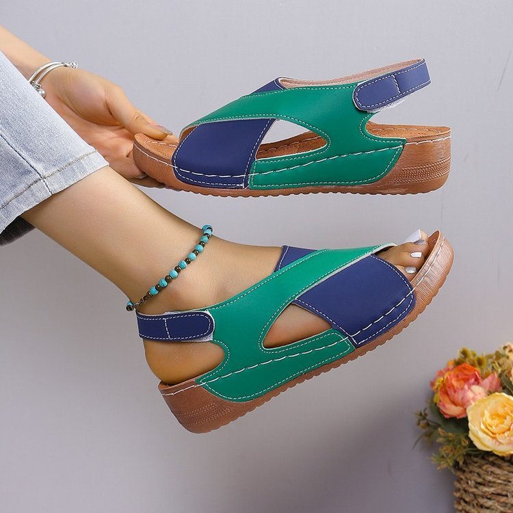 Sandales Orthopédiques Confort Croisé Femme –Décontracté