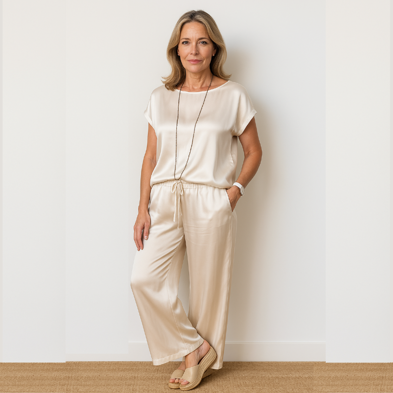 Ensemble Satiné Femme Chic