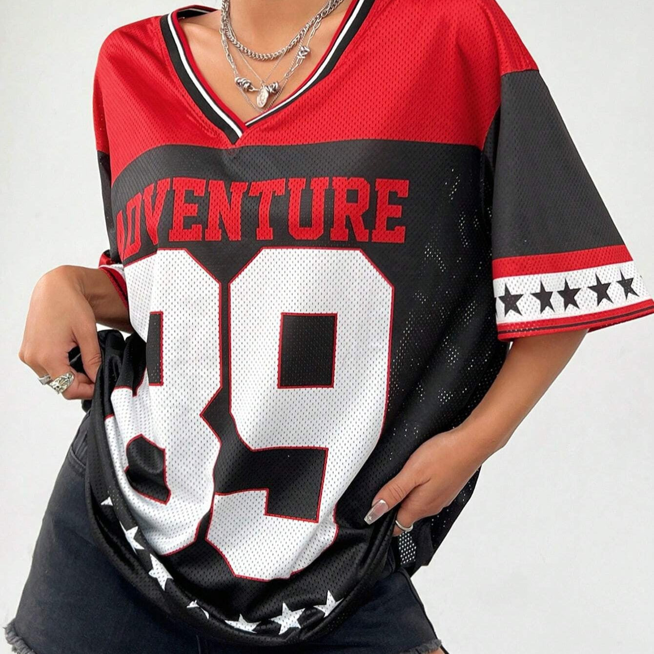 Maillot Oversize Numéro 23 Style Sport Streetwear