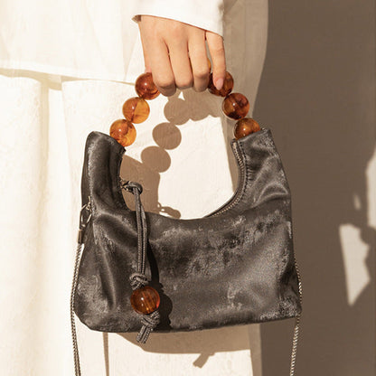 Sac à Main Élégant – Poignée Perles