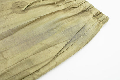 Ensemble Oversize en Jacquard Vert Olive