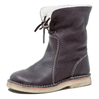 Terra Cuir – Bottes en cuir véritable doublées chaudement