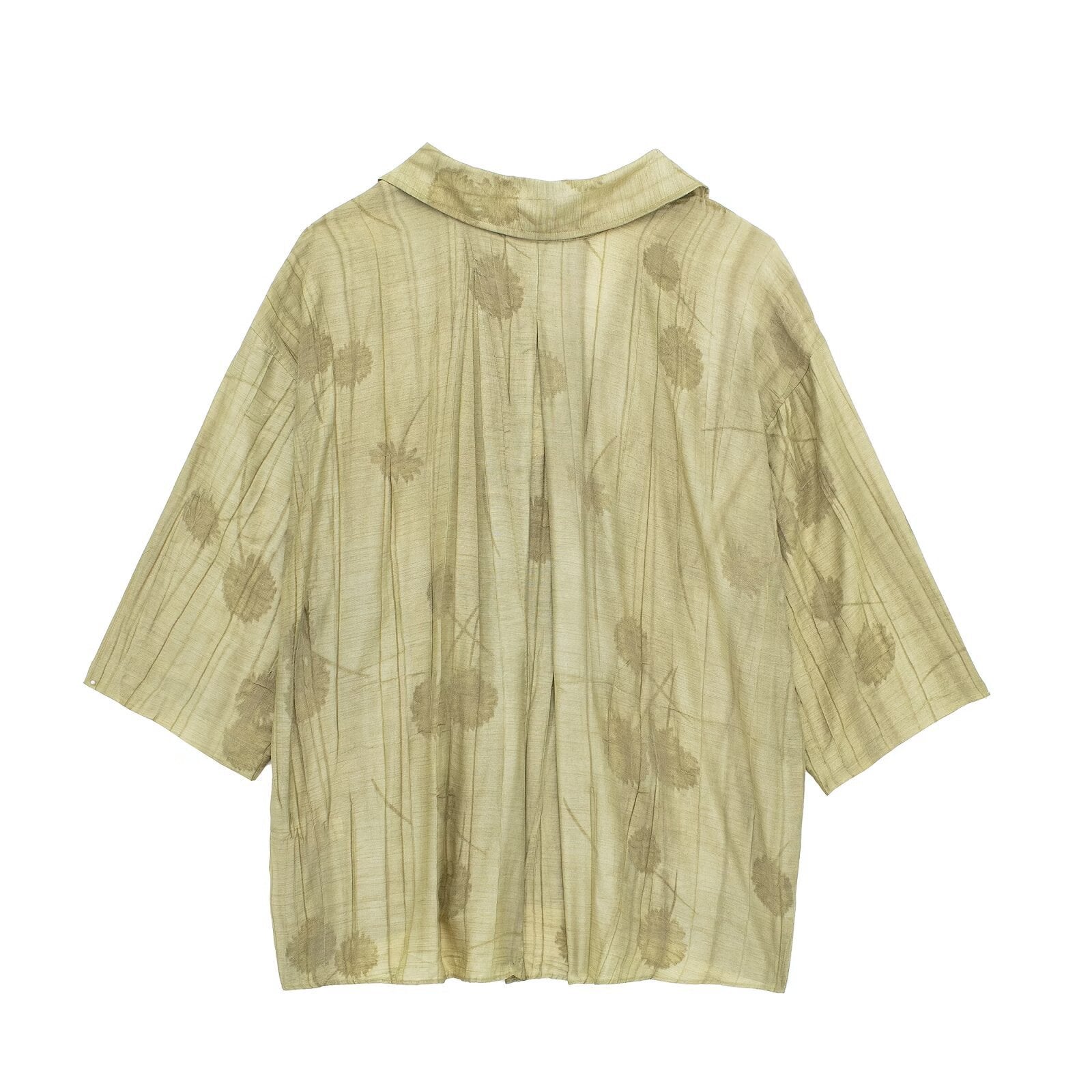 Ensemble Oversize en Jacquard Vert Olive