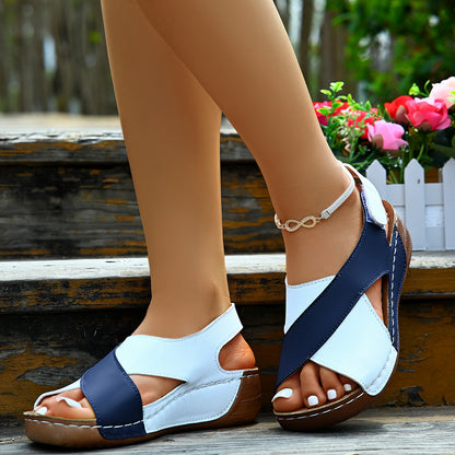 Sandales Orthopédiques Confort Croisé Femme –Décontracté
