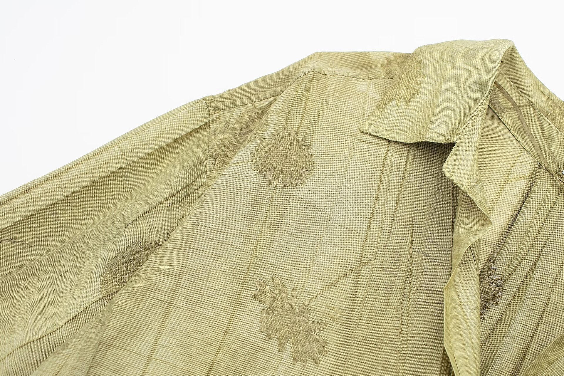 Ensemble Oversize en Jacquard Vert Olive