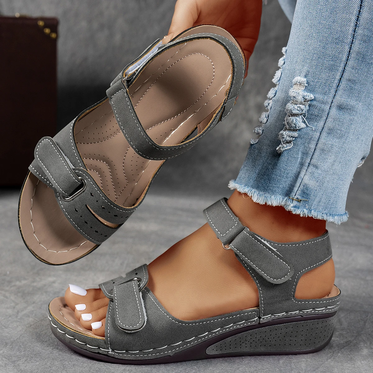 Sandales Velura – Élégance minimaliste et confort absolu