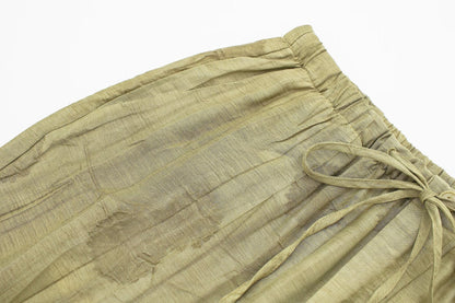 Ensemble Oversize en Jacquard Vert Olive