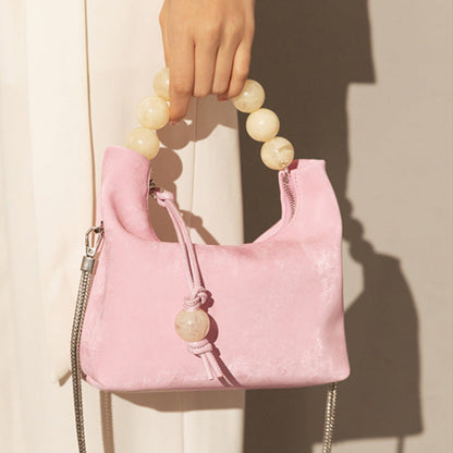 Sac à Main Élégant – Poignée Perles