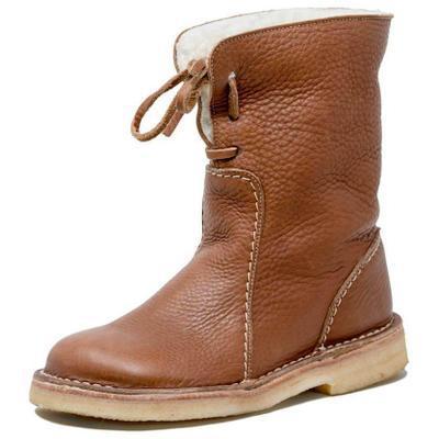 Terra Cuir – Bottes en cuir véritable doublées chaudement