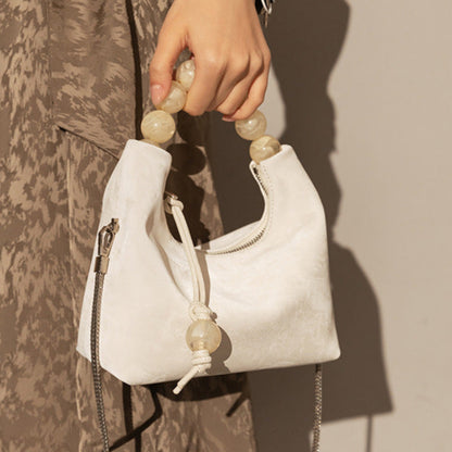 Sac à Main Élégant – Poignée Perles