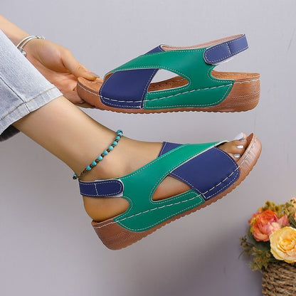 Sandales Orthopédiques Confort Croisé Femme –Décontracté